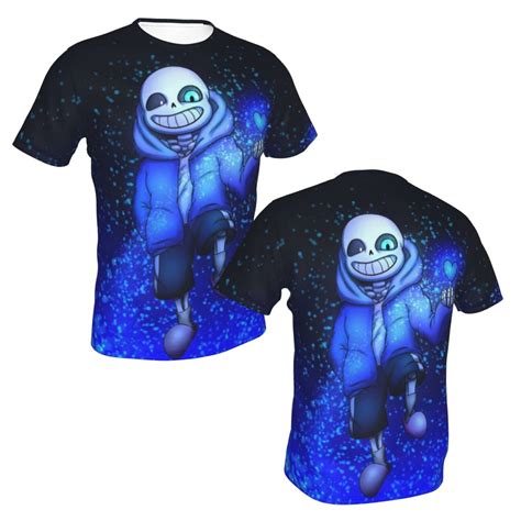 Unisex Undertale Sans T Shirts 3d Printed Short Sleeve Shirts Casual