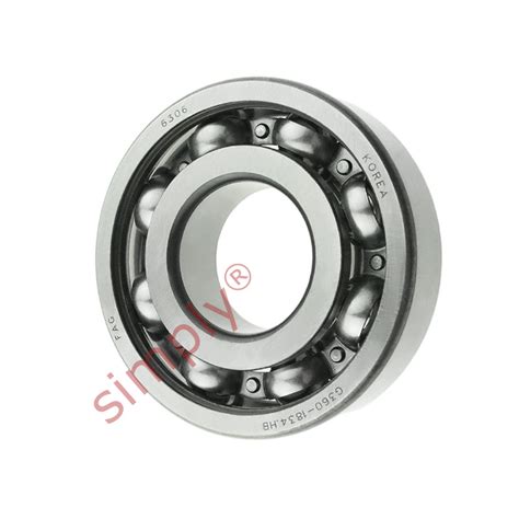 Fag Open Deep Groove Ball Bearing X X Mm Simply Bearings Ltd