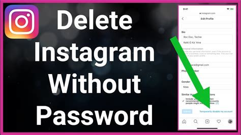 How To Delete Instagram Account Without Password YouTube