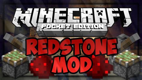 Redstone Mod For Mcpe Piston Lever Button And Another Cool