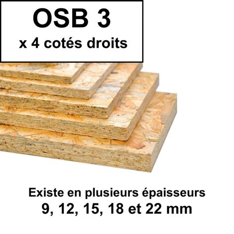 Panneau Osb En Mm X Mm Bonne Qualit Bas Prix Centralbois