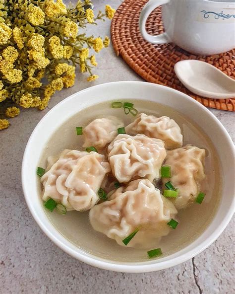 Resep Chicken Wonton Soup Dari Yscooking