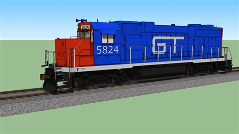 Gm Emd Gp38 2 Diesel Electric Locomotive Gt 5824 3d Warehouse