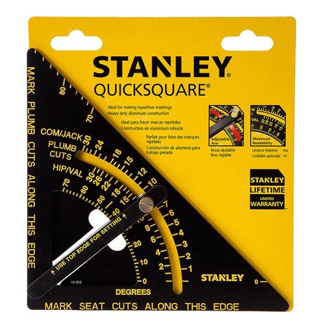 Stanley Stanley Square Quick Aluminium Contractor Grade With Arm