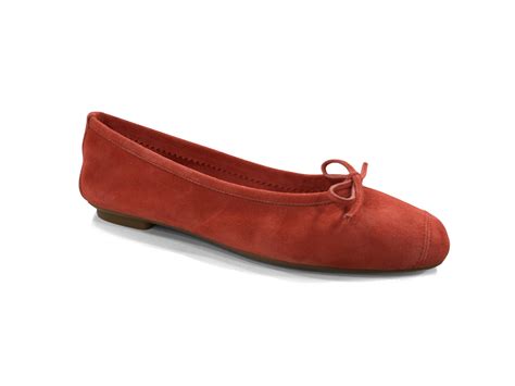 Ballerines Plates Harmony Peau Fraise REQINS Shoes And Co