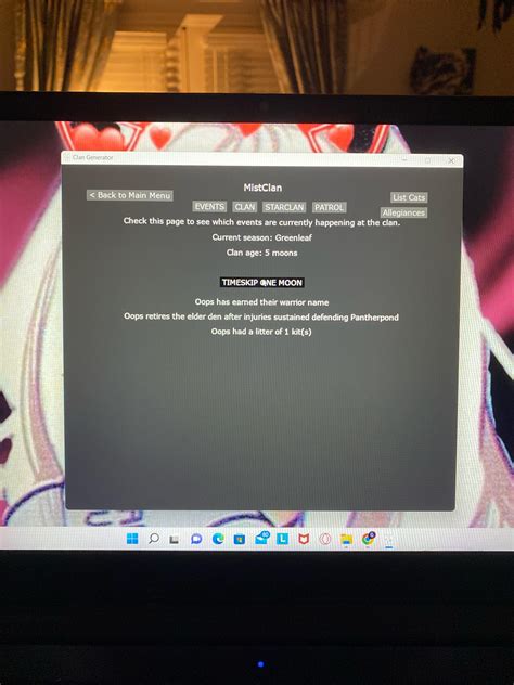 Oops is living up to their name : r/ClanGen