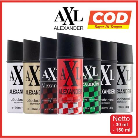 Jual Parfum Deo Spray AXL Alexander Deo Spray 30 Ml 150 Ml Shopee