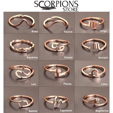 Scorpio Birthstone Ring | Scorpions Store