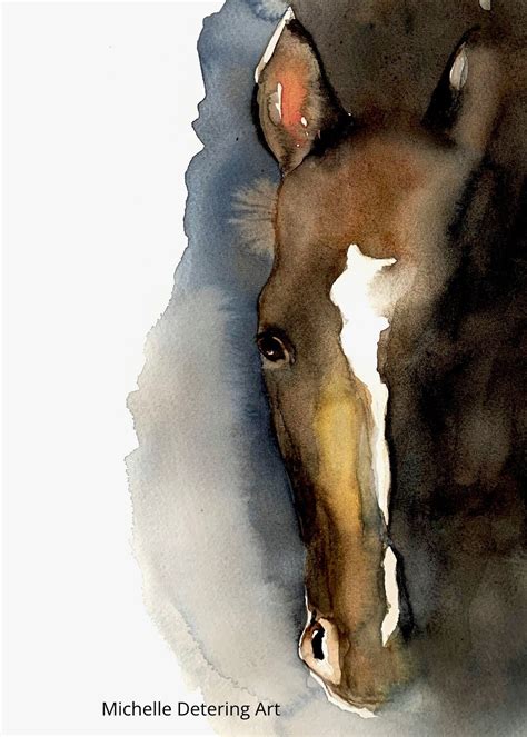 Watercolor Horse Watercolor Print, Watercolor, Foal, Colt, Watercolour Horse, Horse Decor, Horse ...