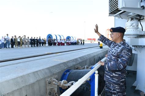 KRI Dr Radjiman Wedyodiningrat 992 Bertolak Menuju Tanah Air Usai