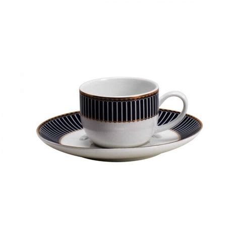 Jogo De Xícaras De Café Pires Porcelana 12 Peças 90ml Rojemac