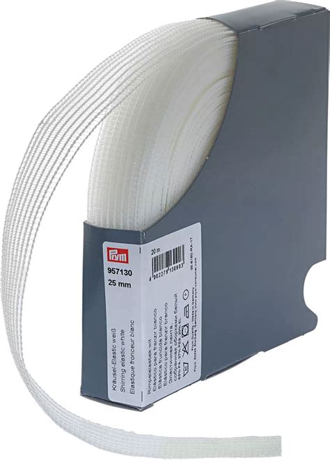 Prym Kräusel Elastic 25 mm 20 m 957130 Tappert Kurzwaren