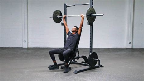 How to do a Seated Barbell Shoulder Press