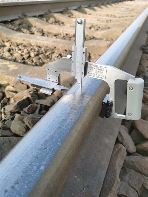 Merchanical Track Profile Wear Gauge For Rail Head Wear Measuring