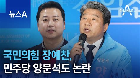 국민의힘 장예찬 민주당 양문석도 논란 뉴스a Youtube