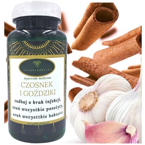 Goldbrudherbs Czosnek I Goździki Usuń Pasożyty I Grzyby Suplement