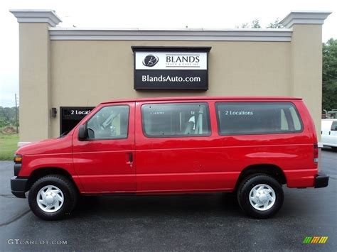 2009 Red Ford E Series Van E250 Super Duty Commercial 127689240 Photo