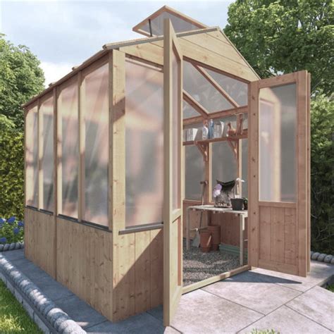 Buy Billyoh 4000 Lincoln Wooden Polycarbonate Greenhouse With Opening