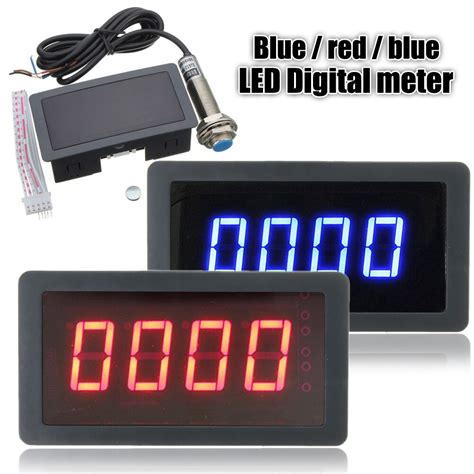 Digitale Led Lamp Toerenteller Rpm Snelheid Meter Grandado