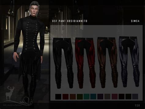 The Sims Gothic Dsf Pant Obsidianneto Sims Mods Clothes Sims