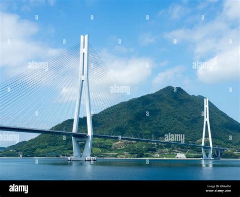 Tatara Bridge Connecting The Islands Of Omishima And Ikuchi In The Seto