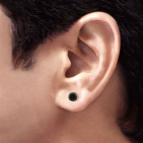 Earrings For Men Black