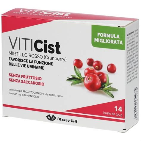 Massigen Viticist Mirtillo Rosso Bustine Integratore Benessere Vie