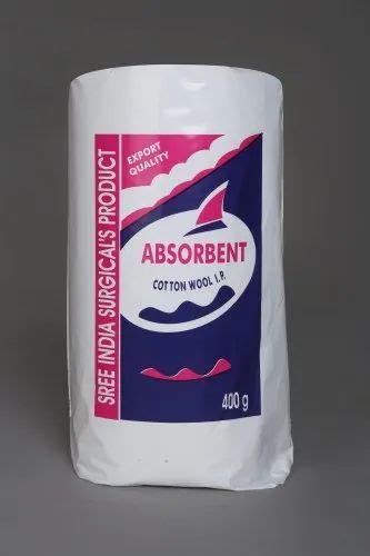 White Gram Absorbent Cotton Wool Packaging Type Packet At Rs