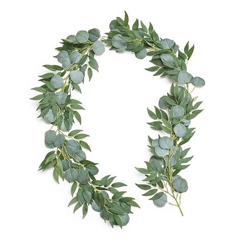 Buy Ling S Moment Artificial Eucalyptus And Willow Garland Ft Fake