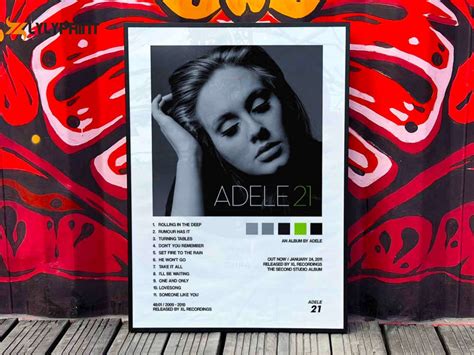 Adele "21" Album Cover Poster #2 - lylyprint.com