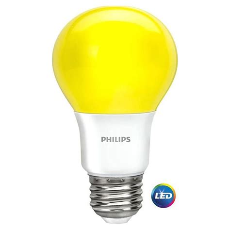 Philips Bright Led Light Bulbs A19 Yellow 60 We