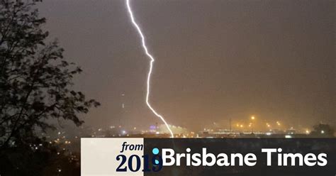 Brisbane Weather Severe Storms Hit South East Queensland Ahead Of Wet