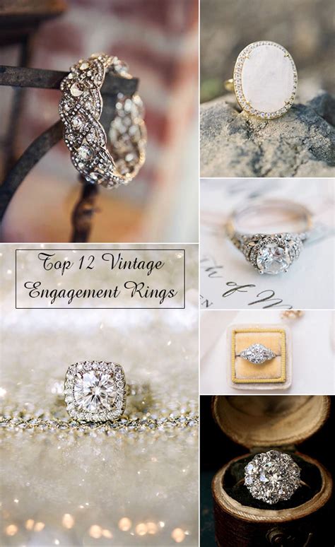 12 Swoon-some Vintage Wedding Engagement Rings You Secretly Want ...