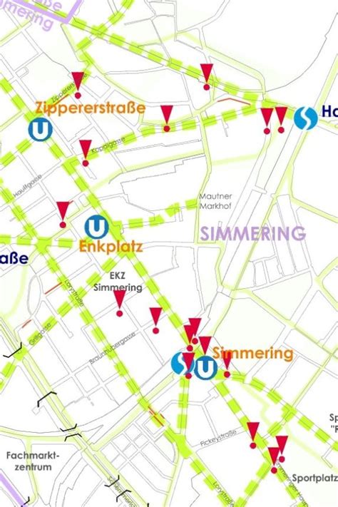 Stadtplanung Wohnen Grünen Simmering