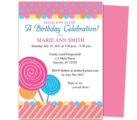 Kids Birthday Party Invitations Wording Ideas | FREE Invitation ...