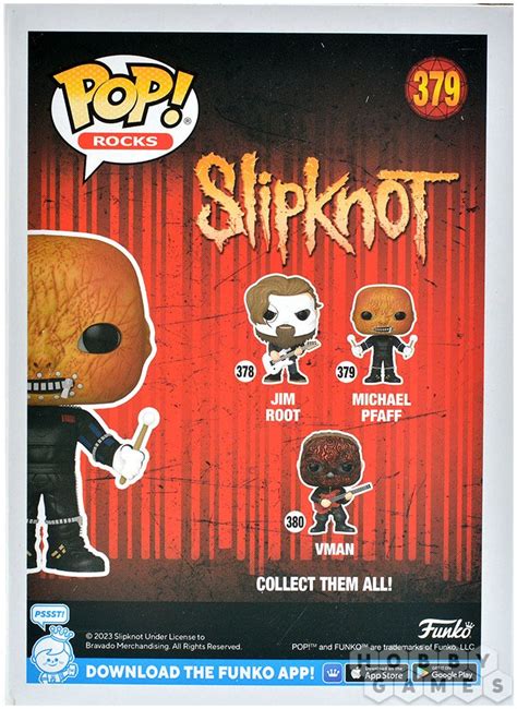 Фигурка Funko POP Rocks Slipknot Michael Pfaff 379 Купить