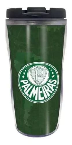 Vaso térmico Sude Palmeiras color verde 330mL MercadoLibre