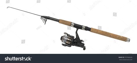 isolated fishing pole white  images stock  vectors