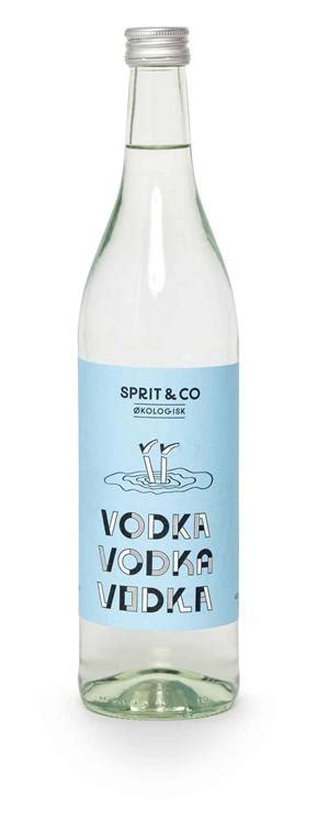 Vodka fra Sprit Co Økologisk 40 70 cl