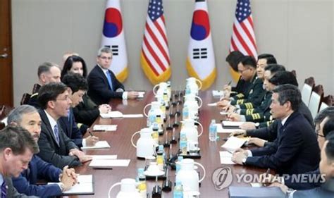 한미 24일 미국서 국방장관회담3월 초 시행 연합연습 등 논의 연합뉴스