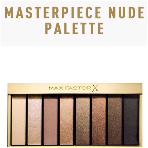 MAX FACTOR Masterpiece Nude Palette Contouring Eye Shadows 02 Golden