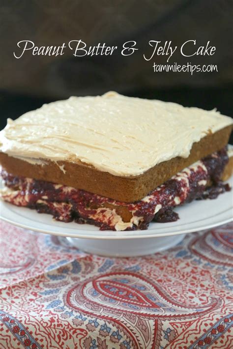 Peanut Butter And Jelly Cake Recipe Tammilee Tips