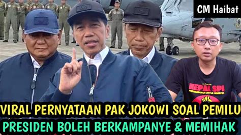 Ylbhi Kritik Pernyataan Jokowi Soal Presiden Boleh Kampanye Dan Memihak