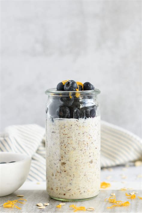 Blueberry And Lemon Overnight Oats Home Sweet Farm Home