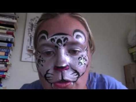 Snow Leopard Face Painting At PaintingValley Explore Collection