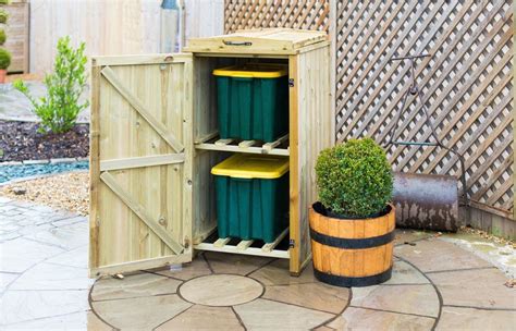 Bellus Recyling Box Storage Unit Wheelie Bin Storage Direct