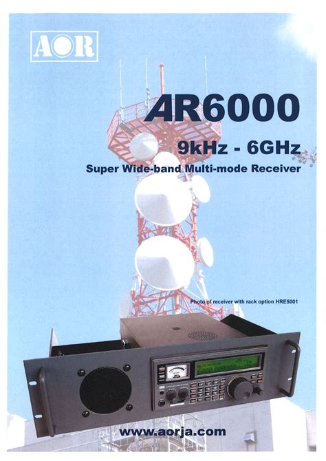 Aor Ar 6000 Super Wide Band Multi Mode Receiver Buy Aor Ar 6000 Super