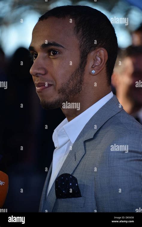 Cannes France 19th May 2013 Lewis Hamilton Earring Attending The