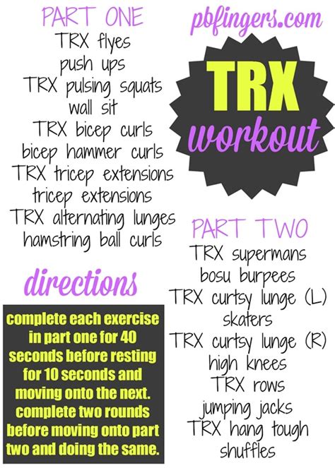 Trx Workout Plan Eoua Blog