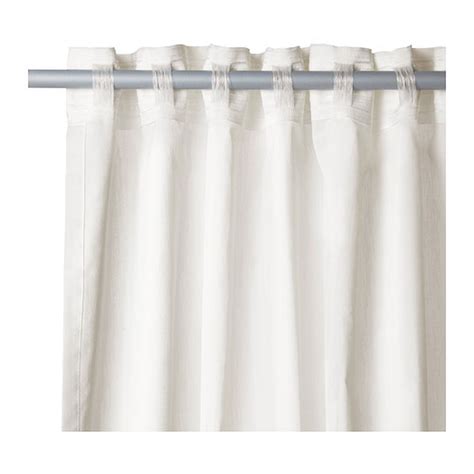 IKEA Vivan CURTAINS Drapes WHITE 2 Panels 98" Length